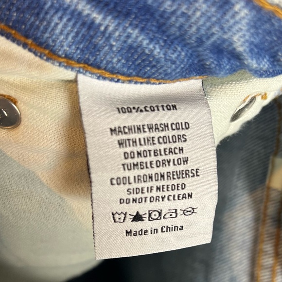 Revolve Jeans Womens 27 GRLFRND The Sara Super High Rise Slim Straight Denim - Picture 11 of 11